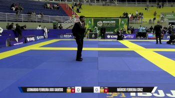 Márcio Ferreira Cruz vs Leonardo Ferreira Dos Santos 2025 Brasileiro Jiu-Jitsu IBJJF