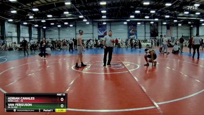 130 lbs Rd# 5- 3:45pm Friday Final Pool - Van Ferguson, PA Silver vs Adrian Canales, Rebellion