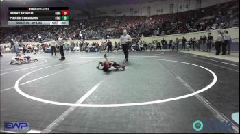 37 lbs Semifinal - Henry Howell, Henryetta Knights Wrestling Club vs Pierce Shelburn, Standfast