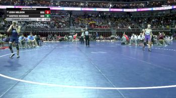 1A-106 lbs Champ. Round 1 - Justice Norman, East Union vs Josh Nelson, Nodaway Valley