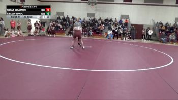 123-130C 1st Place Match - Keely Williams, Independence Girls vs Lillian Wood, Mount Vernon Girls