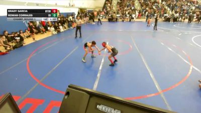 70 lbs Champ. Round 1 - Brady Garcia, Mantanona Training Center MTC vs Rowan Corrales, Rough House