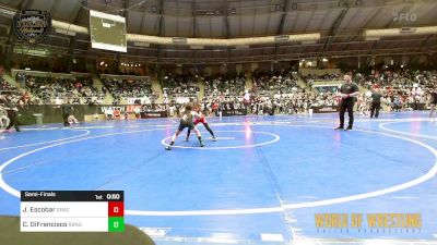 61 lbs Semifinal - Julianna Escobar, Gracie Barra Westchase vs Charlotte DiFrancisco, Rancho Bernardo