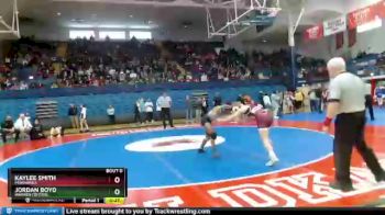 120 lbs Cons. Round 1 - Jordan Boyd, Warren Central vs Kaylee Smith, Mishawaka