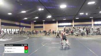 130 lbs Consolation - Raymond Louvier, Combat Wrestling vs Dominic Garcia, Nm Gold