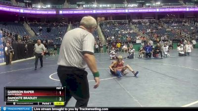 3A 106 lbs Champ. Round 1 - Garrison Raper, South Rowan vs Damonte Bradley, Carrboro