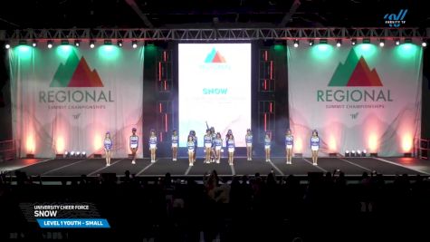 University Cheer Force - SNOW [2025 L1 Youth - Small Day 1] 2025 The West Regional Summit & The Recreational Summit