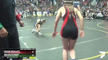 126 lbs Cons. Semi - Brooklyn Friese, Leslie Youth Wrestling vs Taylor Woollett, Southwest Region Affiliated