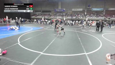 58 lbs 5th Place - Jarrod Romero, La Gente WC vs Lucas Thornton, Duran Elite