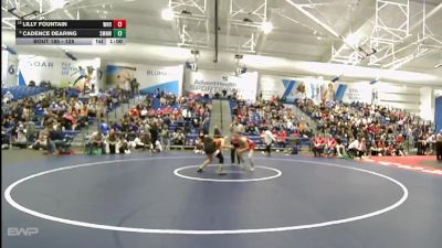 125 lbs Cons. Round 1 - Lilly Fountain, Wichita-North HS vs Cadence Dearing, Shawnee Mission Northwest