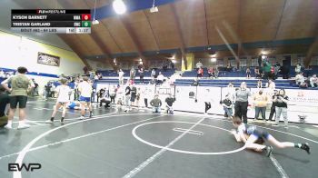 64 lbs Rr Rnd 5 - Kyson Barnett, Morris Wrestling Association vs Tristan Garland, Berryhill Wrestling Club