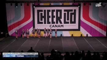 Cheer Tyme - Karma [2026 L2 Junior - D2 - Small Day 1] 2026 CANAM Grand Nationals