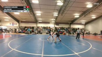 126 lbs Champ. Round 2 - Kai Teeter, Thunder Basin High School vs Cameron Carlson, Spearfish