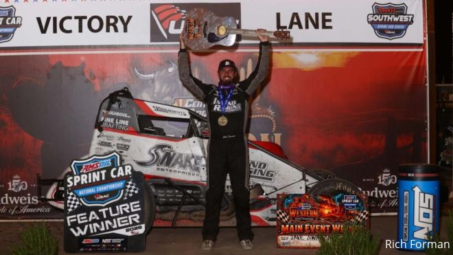 Jake Swanson Wins Western World Championships Opener At Central Arizona Raceway