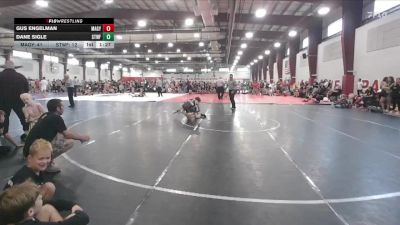 85 lbs Round 3 (8 Team) - Gus Engelman, Mat Assassins Gray vs Dane Sigle, Steller Trained Wolffe