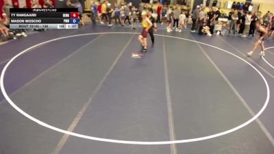 138 lbs Cons. Round 2 - Ty Rangaard, Berge Elite Wrestling Academy vs Mason Moscho, Pinnacle