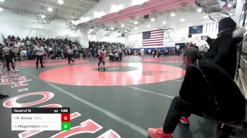 101 lbs Round Of 16 - Raghav Kumar, Townsend Harris-PSAL vs Isa Magomedov, Edward R. Murrow - PSAL