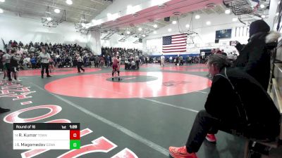 101 lbs Round Of 16 - Raghav Kumar, Townsend Harris-PSAL vs Isa Magomedov, Edward R. Murrow - PSAL