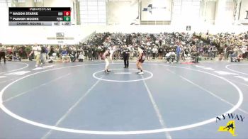 145 lbs Champ. Round 1 - Parker Moore, Purple Eagles Wrestling Academy vs Mason Starke, Club Not Listed