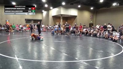 85 lbs Round 4 (6 Team) - Christopher Nemcovic, MF Dynasty vs Abram Wallingford, Funky Crayons