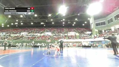 42 lbs Round 3 - Cael Penrose, Bozeman Wrestling Club vs Theo Marks, Glasgow Wrestling Club