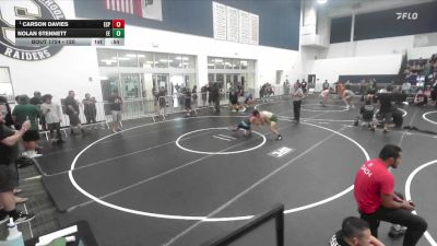 120 lbs Cons. Semi - Carson Davies, Esperanza vs Nolan Stennett, Eastvale Elite