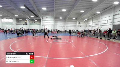 100 lbs Consi Of 8 #1 - Scout Engleright, Soaring Eagles WC vs Mason Barbosa, Top Flight Wr Ac