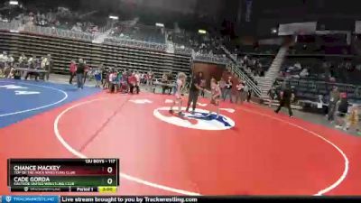 117 lbs 1st Place Match - Chance Mackey, Top Of The Rock Wrestling Club vs Cade Gorda, Eastside United Wrestling Club