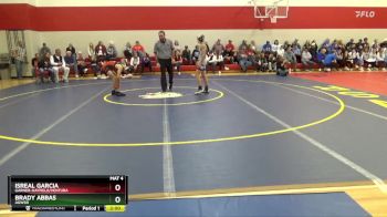 106 lbs Cons. Semi - Brady Abbas, AGWSR vs Isreal Garcia, Garner-Hayfield/Ventura