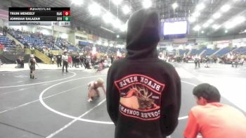 109 lbs Semifinal - Truin Meneely, Black Fox Wrestling Academy vs Jorrdan Salazar, Steel City Reloaded WC