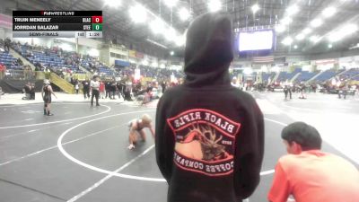 109 lbs Semifinal - Truin Meneely, Black Fox Wrestling Academy vs Jorrdan Salazar, Steel City Reloaded WC