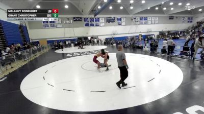 132 lbs Champ. Round 3 - Grant Christopher, El Dorado High School vs Malakhy Rodriguez, Long Beach Wilson