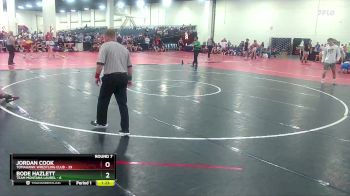 150 lbs Round 7 (10 Team) - Jordan Cook, Tomahawk Wrestling Club vs Bode Hazlett, Team Montana Laurel