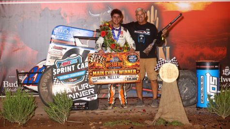 Gavin Miller Wins Western World Championships Finale At Central Arizona Raceway