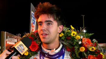 Gavin Miller Reacts After USAC Western World Finale Win At Central Arizona