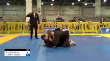 ALEXANDER PEREZ MUNOZ vs MICHAEL SANTE MEDINA 2022 American National IBJJF Jiu-Jitsu Championship