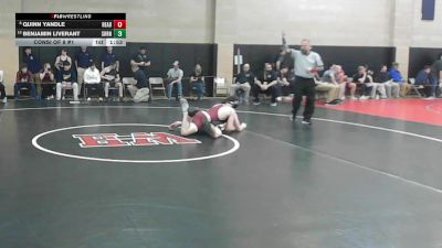 165 lbs Consi Of 8 #1 - Quinn Yandle, Reading vs Benjamin Liverant, Sharon