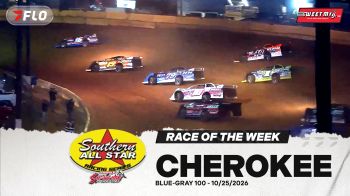 Sweet Mfg Race Of The Week: Blue-Gray 100 at Cherokee Speedway