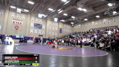 120 lbs Champ. Round 2 - Jackson Fulks, Pope Saint John Paul II vs Joseph Weiss, Memphis Univ. Sch.