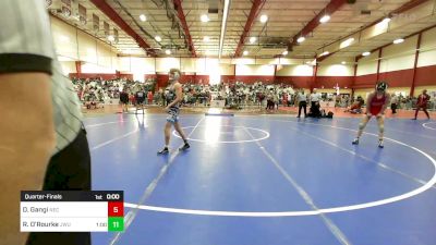 125 lbs Quarterfinal - Dominic Gangi, New England College vs Ryan O'Rourke, JWU - Unattached