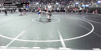 77.8-84.4 lbs Round Of 16 - Kimber Weekley, Marksmen vs Jadelyn Cerecero, Cougar Wrestling Club