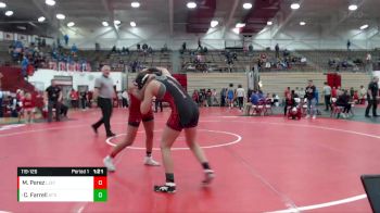 119-126 lbs Round 3 - Cheyenne Farrell, Attica vs Michelle Perez, Lafayette Jeff