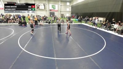 Junior Boys - 132 lbs Champ. Round 2 - Zachary Nelson, Grand Forks Gladiators Wrestling Club vs Ashton Murphy, Team Idaho Wrestling Club