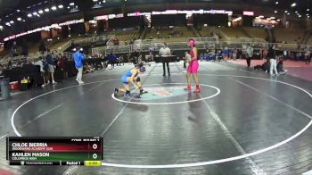 110 lbs Cons. Round 2 - Chloe Bierria, Woodward Academy (GA) vs Kahlen Mason, Columbus High