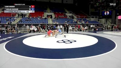 157 lbs Cons. Rd Of 32 - Liam Weber, IA vs Nolan Savage, PA