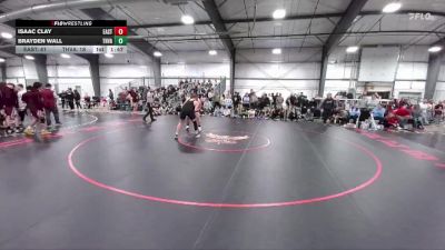 285 lbs Round 4 (16 Team) - Isaac Clay, Cheyenne East vs Brayden Wall, Thompson Valley