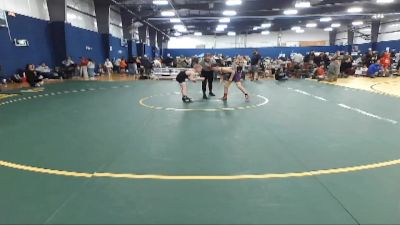 95 lbs Round 4 - Kam Lenz, North Fremont Wrestling Club vs Weston Haines, Small Town Wrestling