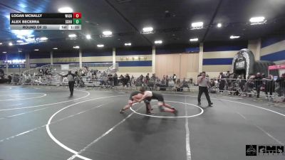 150 lbs Round Of 32 - Logan McNally, Wasatch WC vs Alex Becerra, Schurr