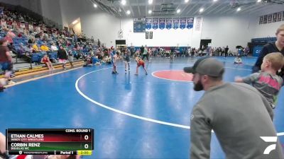 67 lbs Cons. Round 1 - Ethan Calmes, Windy City Wrestlers vs Corbin Renz, Douglas WC