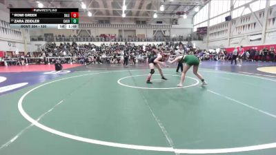 130 lbs Champ. Round 3 - Zara Zeidler, Casa Grande vs Romi Green, San Leandro